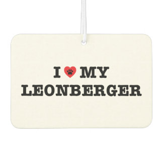 Ik hart mijn Leonberger auto luchtverfrisser