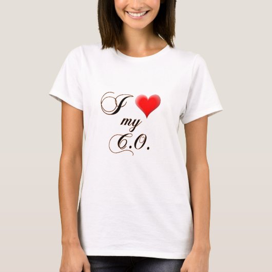 Ik "hart" mijn O.K. T-shirt (Voorkant)