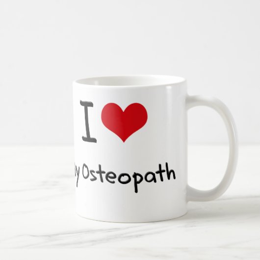 Ik hart mijn Osteopath Koffiemok (Rechts)