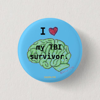Ik [hart] mijn overlevingsknop van TBI Ronde Button 3,2 Cm