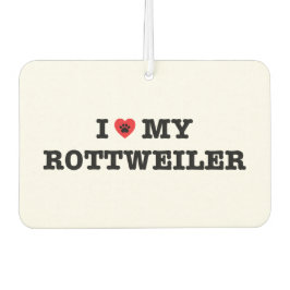 Ik hart mijn Rottweiler Car luchtverfrisser