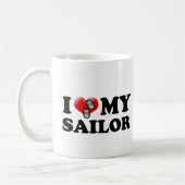 Ik (hart) Mijn Sailor Koffiemok (Links)