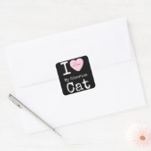 Ik hart mijn Siberische kat Sticker (Envelop)