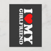 Ik hart mijn vriendin briefkaart (Voorkant)