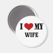 Ik hart mijn vrouw magneet (Voorkant / Achterkant)