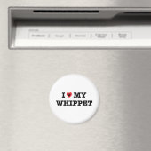 Ik hart mijn Whippet Magnet (Insitu (Vaatwasser))