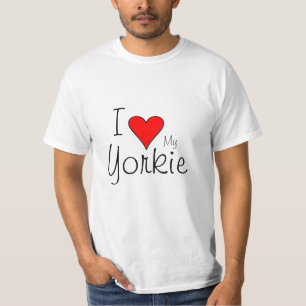 Ik hart mijn yorkie t-shirt