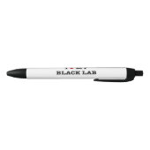 Ik hart mijn zwarte labpen inkt pen (Bodem)