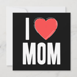 Ik (Hart) Moeder Kaart – Schattige Moederdag Liefd