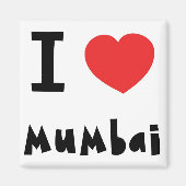 Ik hart Mumbai / Bombay Magneet (Voorkant)