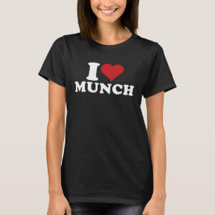 Ik hart Munch Ik hou van Munch T-shirt