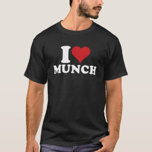 Ik hart Munch Ik hou van Munch T-shirt