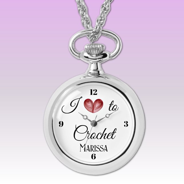 Ik hart naar (Craft) Silver Alloy Ketting Watch (Creator heeft geüpload)