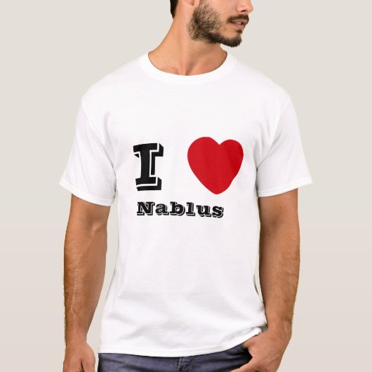 Ik hart Nablus T-shirt (Voorkant)