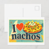 "Ik [Hart] Nacho's" Briefkaart (Voorkant / Achterkant)
