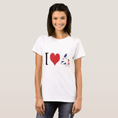 Ik hart Newfoundland T-shirt (Voorkant volledig)