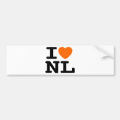 Ik hart NL Bumpersticker (Voorkant)