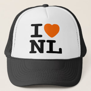 Ik hart NL Trucker Pet