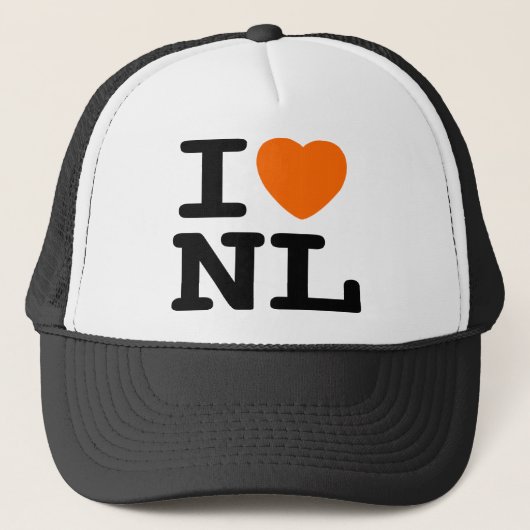 Ik hart NL Trucker Pet (Voorkant)