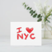 Ik Hart NYC Klassieker Feestdagenkaart (Staand voorkant)