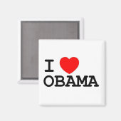 Ik hart Obama Magnet (Voorkant / Achterkant)