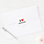 Ik hart Obamacare Ronde Sticker (Envelop)