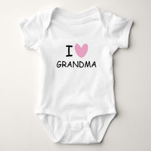 Ik hart oma baby body voor pasgeboren kind romper