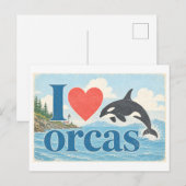 "Ik [Hart] Orka's" Briefkaart (Voorkant / Achterkant)