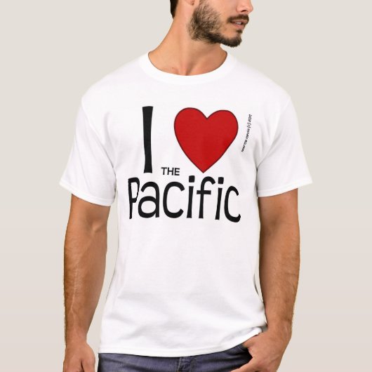 Ik Hart Pacific Rechts Shirt (Voorkant)