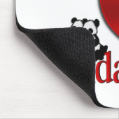 Ik Hart Panda Beren Pret Muismat (Hoek)