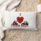 Ik hart Panda Beren Sierkussen Kussen (Deken)