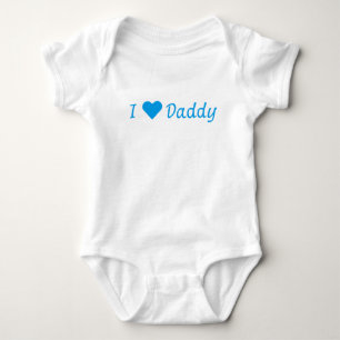 Ik [Hart] Papa Wit Rompertje Romper