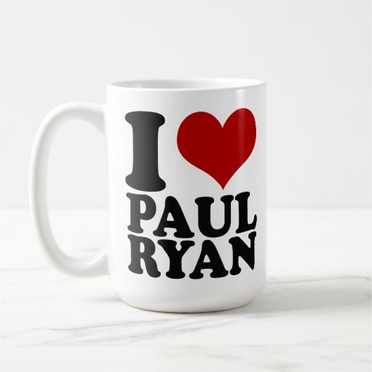 Ik hart Paul Ryan 2012 Coffee Tea Mok (Links)