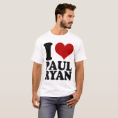 Ik hart Paul Ryan t shirt (Voorkant volledig)