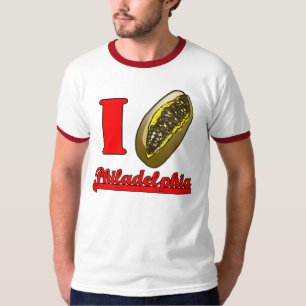 Ik hart Philly cheesesteaks t-shirt