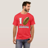 Ik hart Philly cheesesteaks t-shirt (Voorkant volledig)