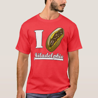 Ik hart Philly cheesesteaks t-shirt