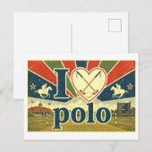 "Ik [Hart] Polo" Briefkaart (Voorkant / Achterkant)