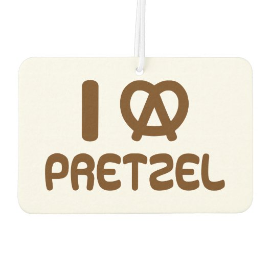 Ik hart Pretzel Luchtverfrisser (Achterkant)