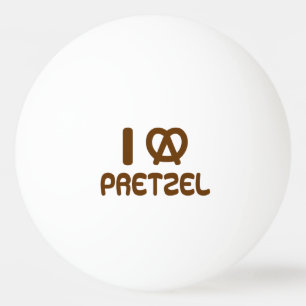 Ik hart Pretzel Pingpongbal