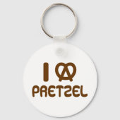 Ik hart Pretzel Sleutelhanger (Voorkant)
