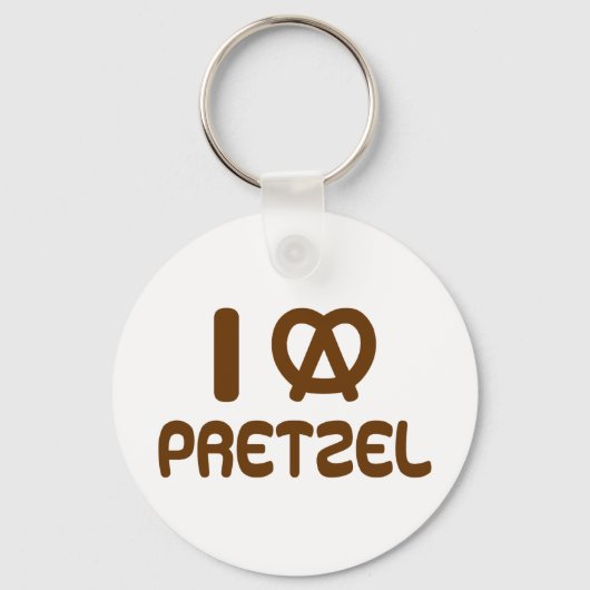 Ik hart Pretzel Sleutelhanger (Achterkant)