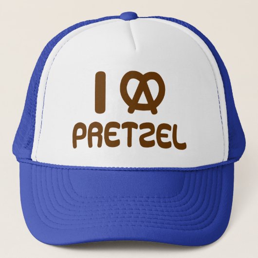 Ik hart Pretzel Trucker Pet (Voorkant)