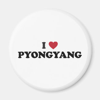 Ik hart Pyongyang Noord-Korea Magneet