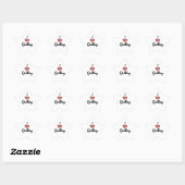 Ik (hart) Quilling, 1.5-in Ster Vorm Stickers (Vel)