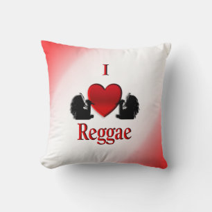 Ik Hart Reggae Mojo Kussen