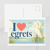 "Ik [Hart] Reigers" Briefkaart (Voorkant / Achterkant)