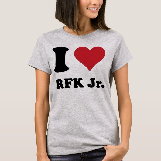 Ik hart RFK JR T-shirt (Voorkant)