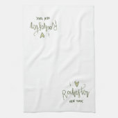 "Ik hart Rochester NY" Kitchen Towel [Summer] Theedoek (Verticaal)