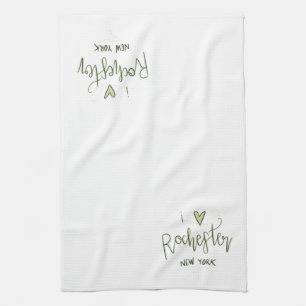 "Ik hart Rochester NY" Kitchen Towel [Summer] Theedoek